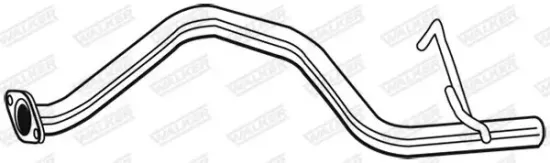 Abgasrohr hinten WALKER 08144 Bild Abgasrohr hinten WALKER 08144