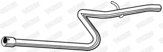 Abgasrohr Mitte WALKER 08969 Bild Abgasrohr Mitte WALKER 08969