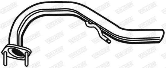 Abgasrohr WALKER 09110 Bild Abgasrohr WALKER 09110