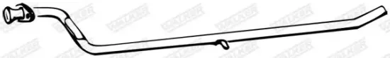 Abgasrohr Mitte WALKER 09662 Bild Abgasrohr Mitte WALKER 09662