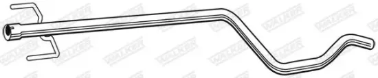 Abgasrohr Mitte WALKER 09959 Bild Abgasrohr Mitte WALKER 09959