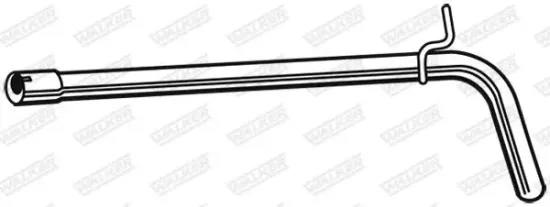 Abgasrohr Mitte WALKER 10558 Bild Abgasrohr Mitte WALKER 10558