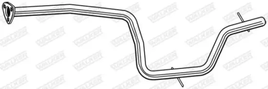 Abgasrohr Mitte WALKER 10710 Bild Abgasrohr Mitte WALKER 10710