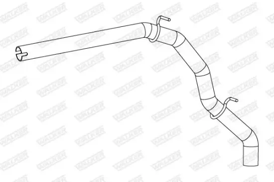 Abgasrohr WALKER 10805 Bild Abgasrohr WALKER 10805