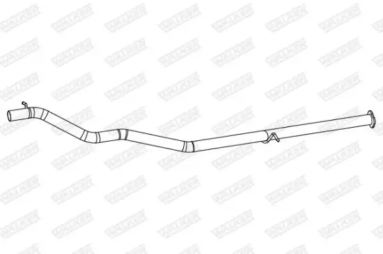 Abgasrohr WALKER 10881 Bild Abgasrohr WALKER 10881