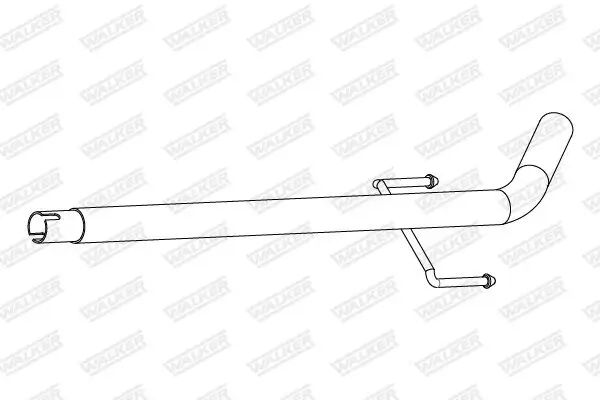 Abgasrohr WALKER 10917