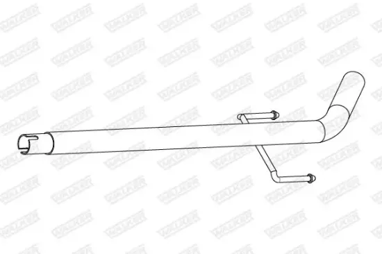 Abgasrohr WALKER 10917 Bild Abgasrohr WALKER 10917