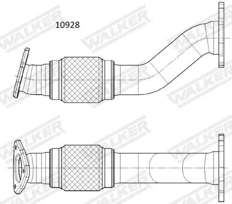 Abgasrohr WALKER 10928