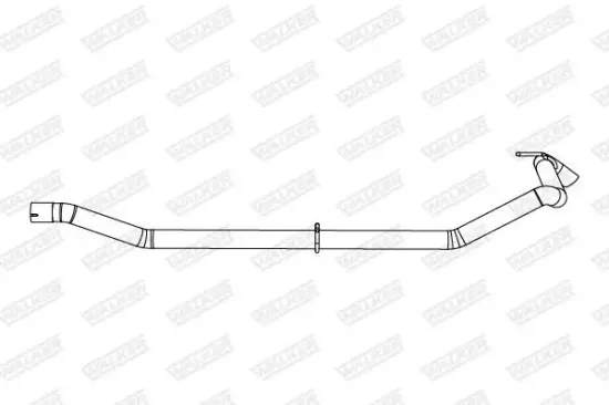 Abgasrohr WALKER 10939 Bild Abgasrohr WALKER 10939