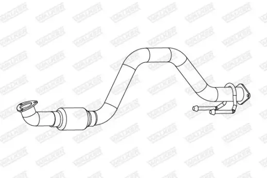 Abgasrohr vorne WALKER 10960 Bild Abgasrohr vorne WALKER 10960