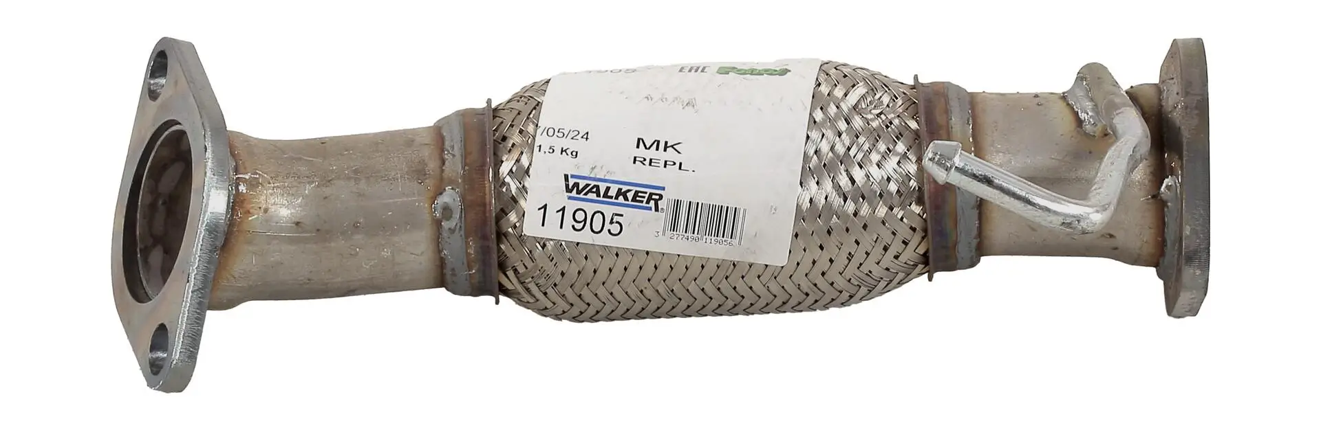 Wellrohr, Abgasanlage Mitte WALKER 11905