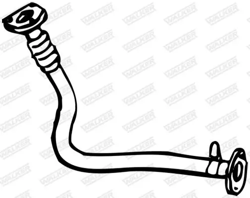 Abgasrohr vorne vorne WALKER 12418 Bild Abgasrohr vorne vorne WALKER 12418