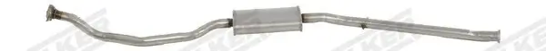 Mittelschalldämpfer Mitte WALKER 13223