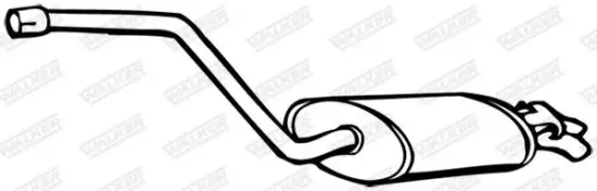 Endschalldämpfer WALKER 14104 Bild Endschalldämpfer WALKER 14104