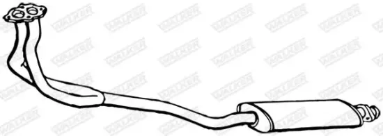 Mittelschalldämpfer WALKER 14569 Bild Mittelschalldämpfer WALKER 14569