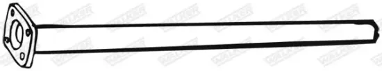 Abgasrohr Mitte WALKER 16632 Bild Abgasrohr Mitte WALKER 16632