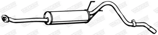 Endschalldämpfer hinten WALKER 16772 Bild Endschalldämpfer hinten WALKER 16772