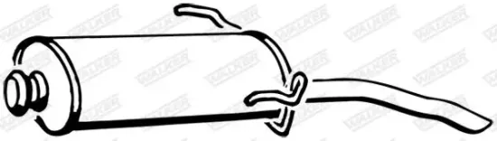 Endschalldämpfer WALKER 17182 Bild Endschalldämpfer WALKER 17182