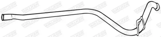 Abgasrohr Mitte Mitte WALKER 17400 Bild Abgasrohr Mitte Mitte WALKER 17400