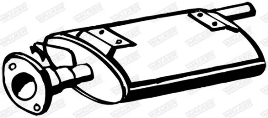 Mittelschalldämpfer WALKER 17476 Bild Mittelschalldämpfer WALKER 17476