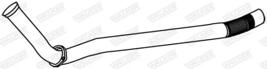 Abgasrohr vorne WALKER 17650 Bild Abgasrohr vorne WALKER 17650