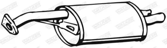 Endschalldämpfer hinten WALKER 17891 Bild Endschalldämpfer hinten WALKER 17891