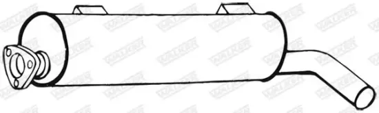 Endschalldämpfer hinten WALKER 18209 Bild Endschalldämpfer hinten WALKER 18209