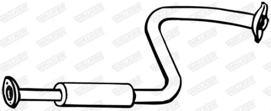 Mittelschalldämpfer Mitte Mitte Mitte Mitte WALKER 18319 Bild Mittelschalldämpfer Mitte Mitte Mitte Mitte WALKER 18319