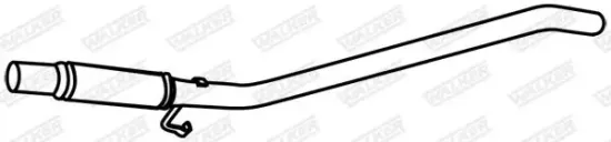 Abgasrohr Mitte WALKER 19021 Bild Abgasrohr Mitte WALKER 19021