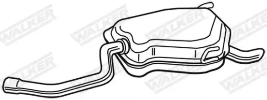 Endschalldämpfer WALKER 21379 Bild Endschalldämpfer WALKER 21379