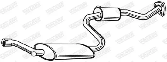 Mittelschalldämpfer WALKER 21784 Bild Mittelschalldämpfer WALKER 21784