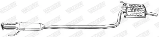 Endschalldämpfer WALKER 21895 Bild Endschalldämpfer WALKER 21895