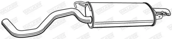 Endschalldämpfer WALKER 22006 Bild Endschalldämpfer WALKER 22006
