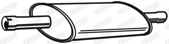 Mittelschalldämpfer WALKER 22018 Bild Mittelschalldämpfer WALKER 22018