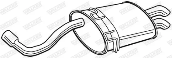 Endschalldämpfer WALKER 22348 Bild Endschalldämpfer WALKER 22348