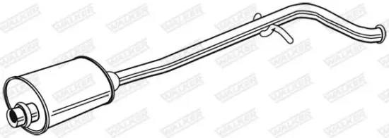 Mittelschalldämpfer WALKER 22705 Bild Mittelschalldämpfer WALKER 22705