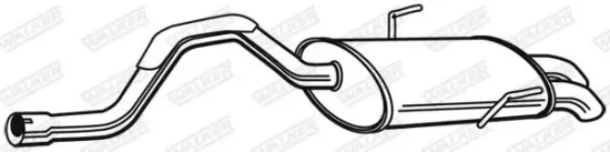 Endschalldämpfer WALKER 22807 Bild Endschalldämpfer WALKER 22807