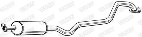 Mittelschalldämpfer WALKER 22953 Bild Mittelschalldämpfer WALKER 22953