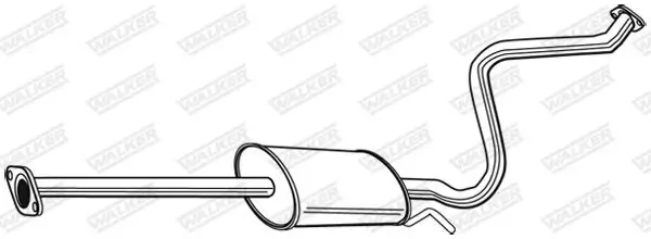 Mittelschalldämpfer WALKER 23042