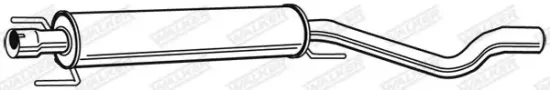 Abgasrohr WALKER 07162 Bild Abgasrohr WALKER 07162