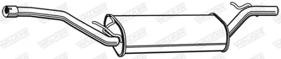 Endschalldämpfer WALKER 23211 Bild Endschalldämpfer WALKER 23211