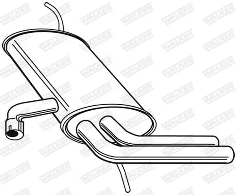 Endschalldämpfer WALKER 23259 Bild Endschalldämpfer WALKER 23259