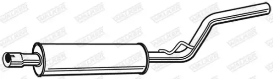 Mittelschalldämpfer WALKER 23303 Bild Mittelschalldämpfer WALKER 23303