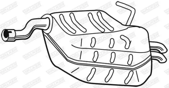 Endschalldämpfer WALKER 23343 Bild Endschalldämpfer WALKER 23343