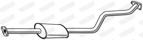 Mittelschalldämpfer WALKER 23504 Bild Mittelschalldämpfer WALKER 23504