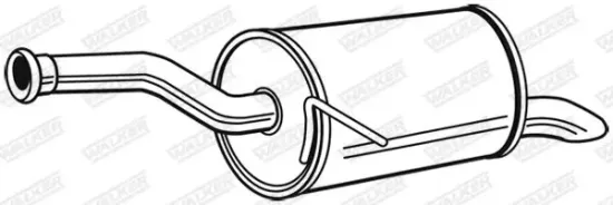 Endschalldämpfer WALKER 23678 Bild Endschalldämpfer WALKER 23678