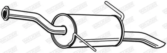 Endschalldämpfer WALKER 23688 Bild Endschalldämpfer WALKER 23688