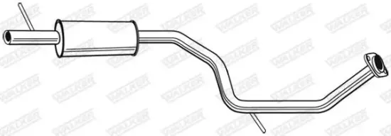 Mittelschalldämpfer WALKER 23881 Bild Mittelschalldämpfer WALKER 23881