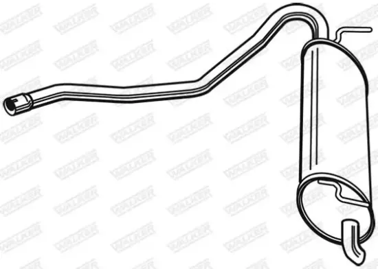 Endschalldämpfer WALKER 23912 Bild Endschalldämpfer WALKER 23912