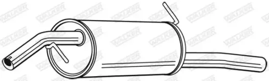 Endschalldämpfer WALKER 24195 Bild Endschalldämpfer WALKER 24195